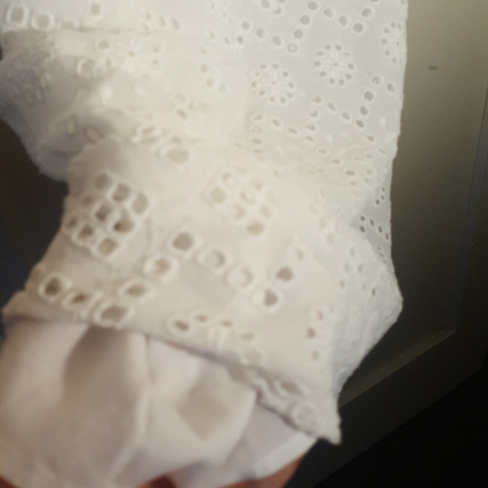 NWT & Other stories white Eyelet dress sz 12 - Picture 5 of 6